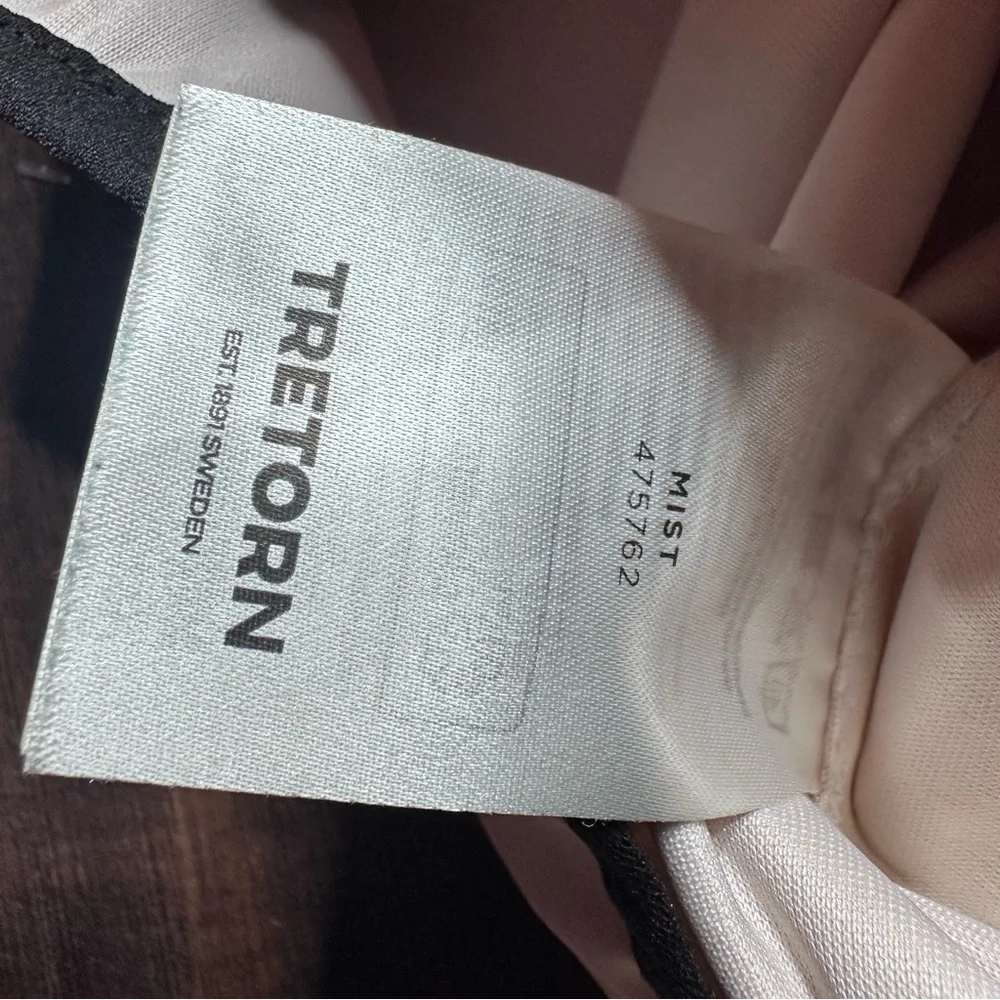 Tretorn Mist Pink Full Zip Hoodie Rain Jacket Size S